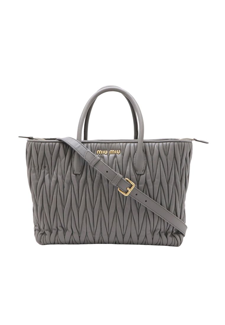 Miu Miu Pre-Loved Miu Miu Matelasse Nappa Satchel