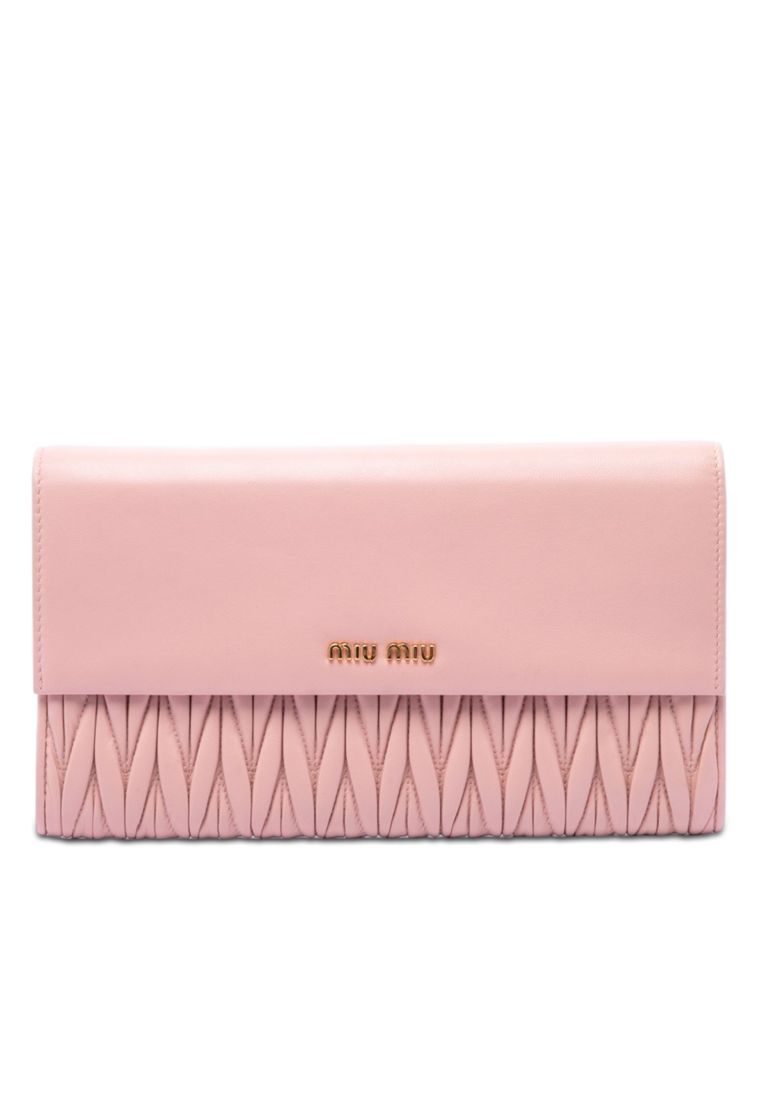 Miu Miu Pre-Loved Miu Miu Matelasse Nappa Clutch