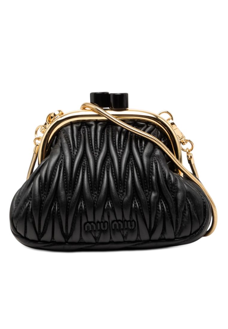 Miu Miu Pre-Loved Miu Miu Mini Matelasse Nappa Belle Crossbody