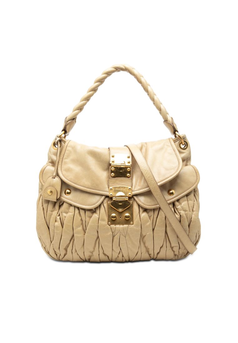 Miu Miu Pre-Loved Miu Miu Matelasse Nappa Coffer Satchel
