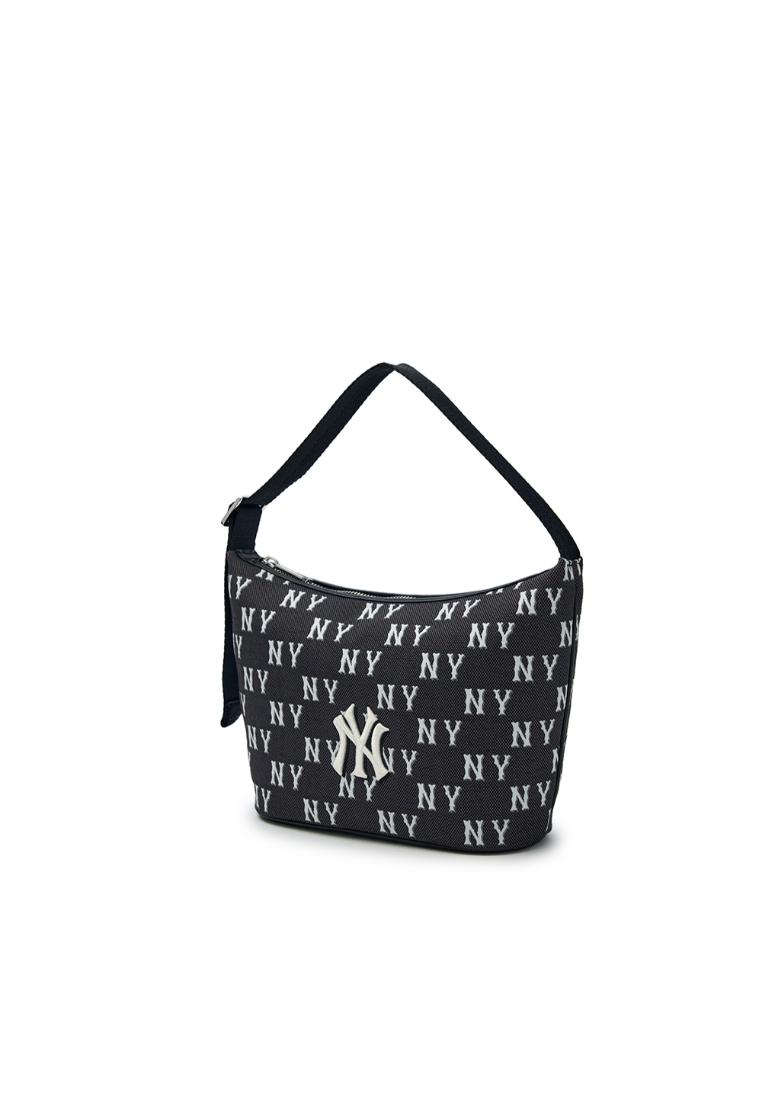 MLB CLASSIC MONOGRAM JACQUARD HOBO BAG NEW YORK YANKEES