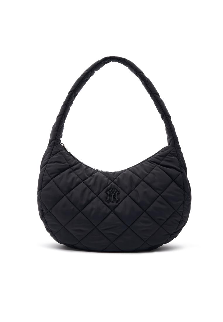MLB PADDING QUILTED L-HOBO BAG NEW YORK YANKEES