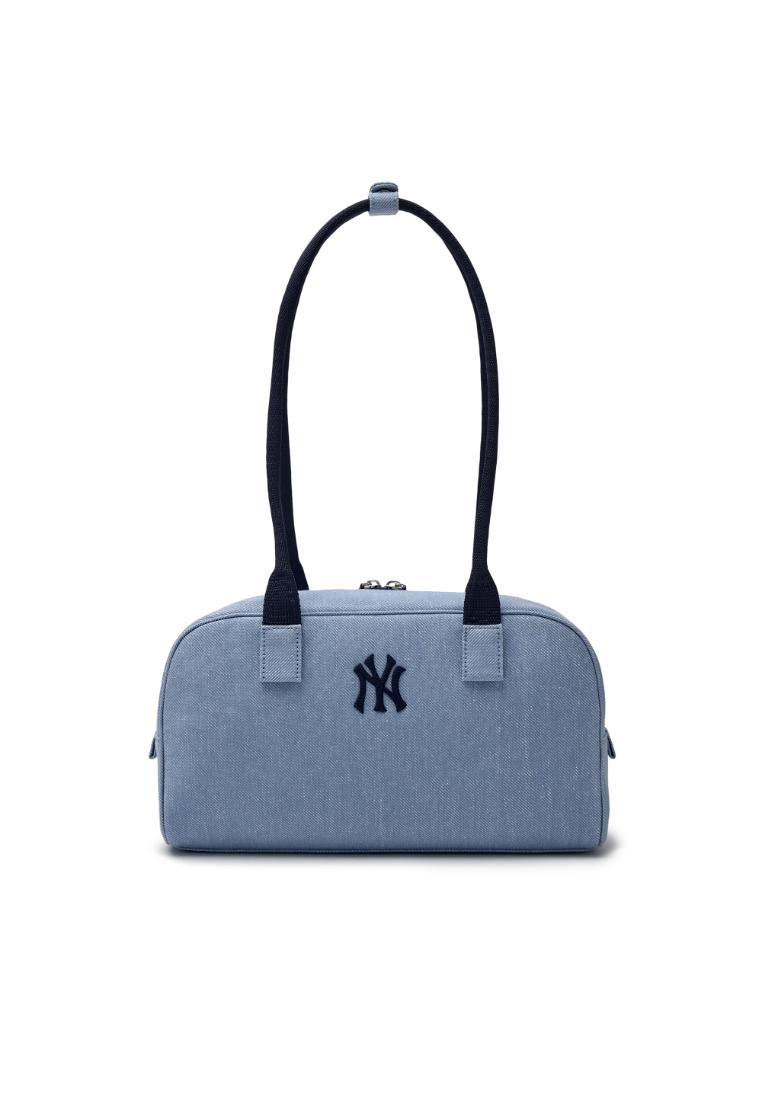MLB VARSITY CURSIVE DENIM SHOULDER BAG NEW YORK YANKEES
