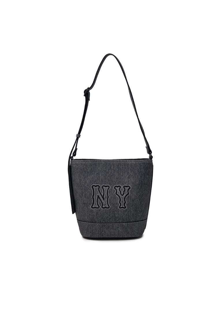 MLB BASIC MEGA LOGO DENIM BUCKET BAG NEW YORK YANKEES