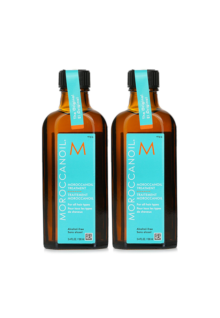 Moroccanoil MOROCCANOIL - Moroccanoil Treatment - Original (For All Hair Types) Duo Set 200ml(100mlx