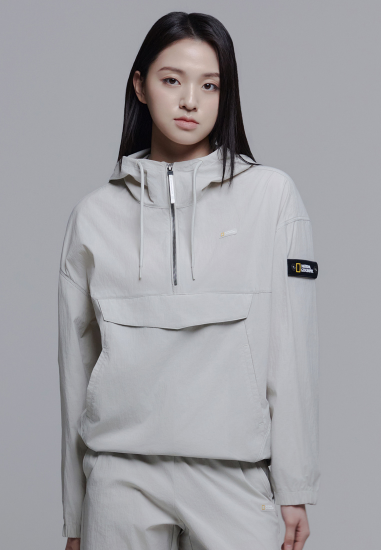 National Geographic Women’s CYGNUS Woven Stretch Hooded Anorak Jacket