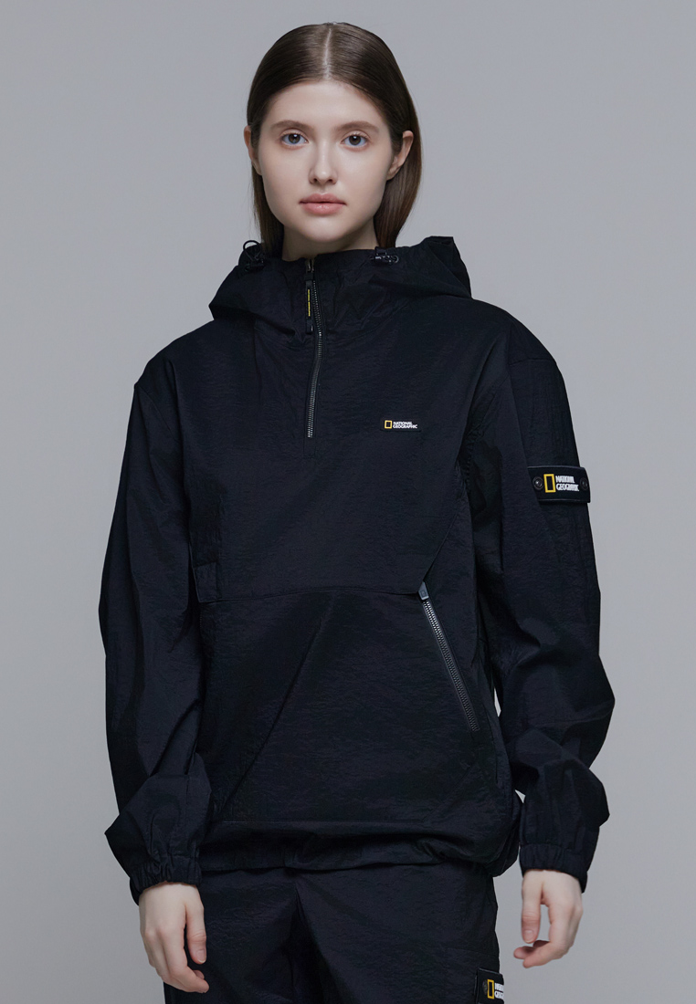 National Geographic Unisex DIMER Woven Training Hooded Anorak Jacket