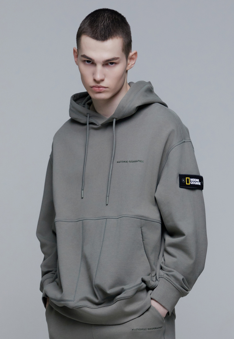 National Geographic Unisex PITTA Semi-oversized Hoodie