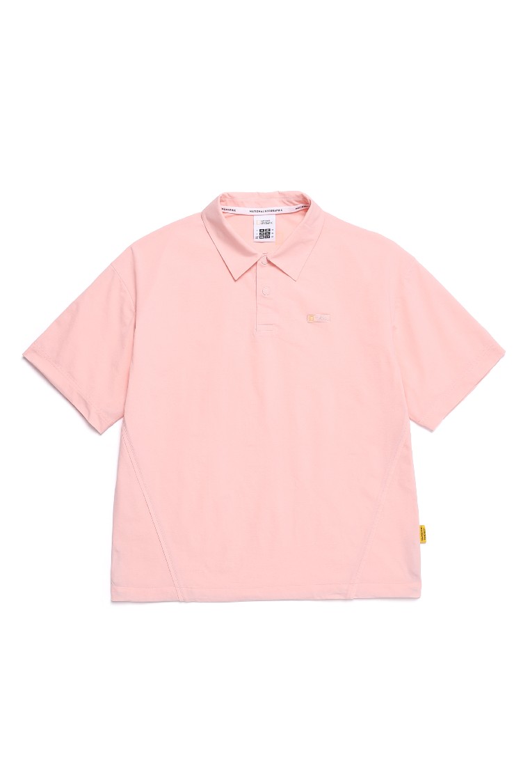 National Geographic Unisex FROZEN AIR Collar Short Sleeve Tee