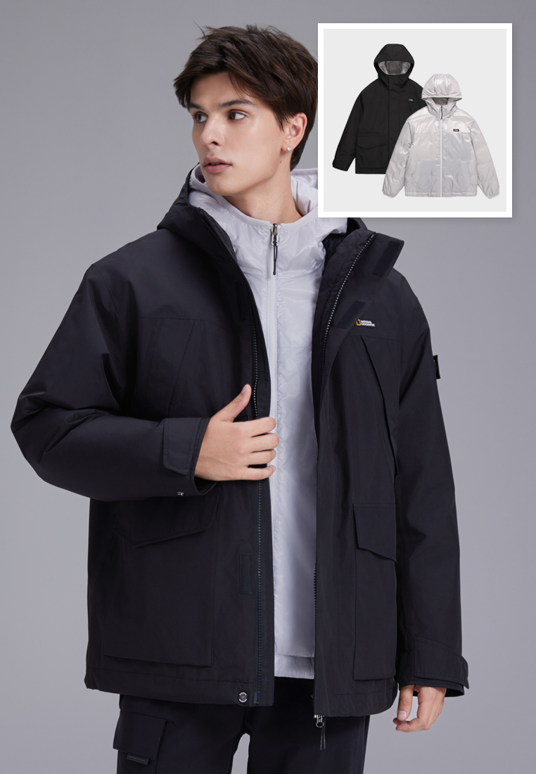 National Geographic Men's 3-in-1 GORE-TEX Down Jacket
