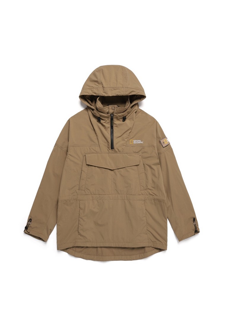 National Geographic Unisex NRN VAQUITA Pocket Hooded Anorak Jacket