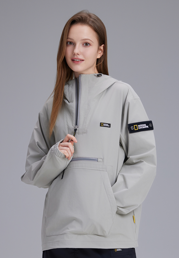 National Geographic Unisex ARCHELON Woven Hooded Training Anorak Jacket