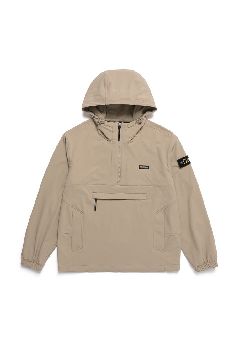 National Geographic Unisex ARCHELON Woven Stretch Hooded Anorak Jacket