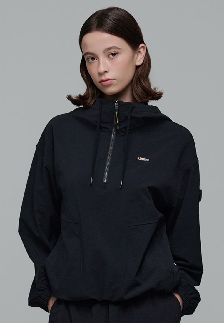 National Geographic Women's ARCHELON Woven Stretch Hooded Anorak Jacket