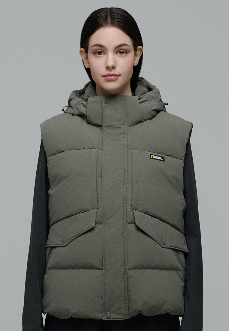 National Geographic Unisex HELENA Hooded Down Vest
