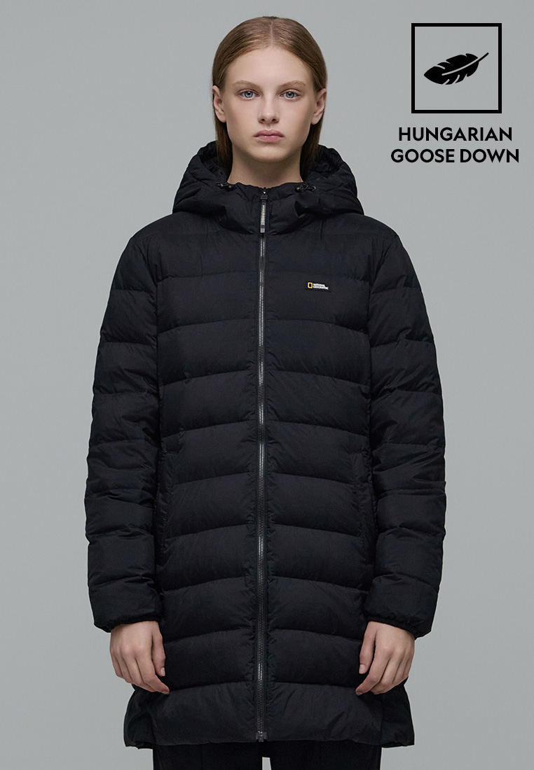 National Geographic Women's MILVUS Light Mid Length Down Jacket