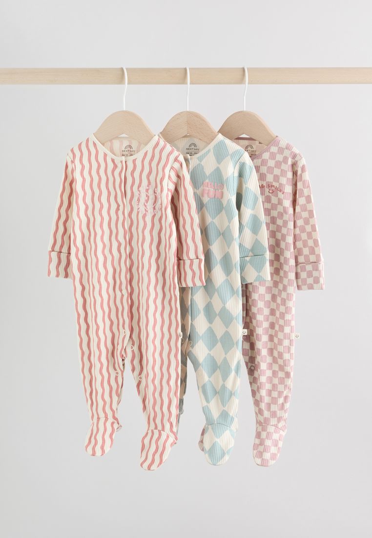 NEXT Baby Sleepsuits 3 Pack