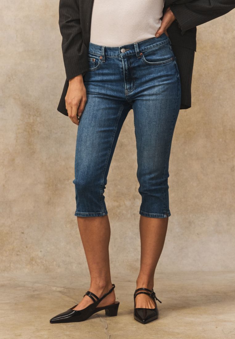 NEXT Denim Capri Pedal Pusher Shorts