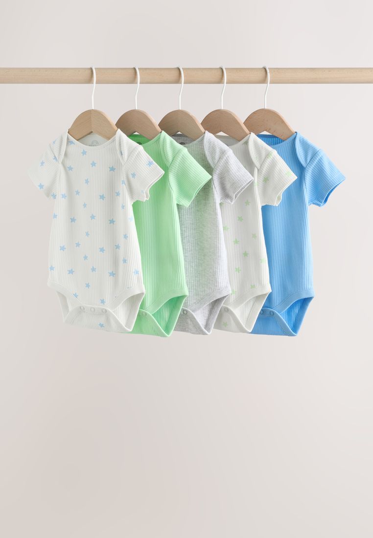 NEXT Short Sleeve Baby Bodysuits 5 Pack