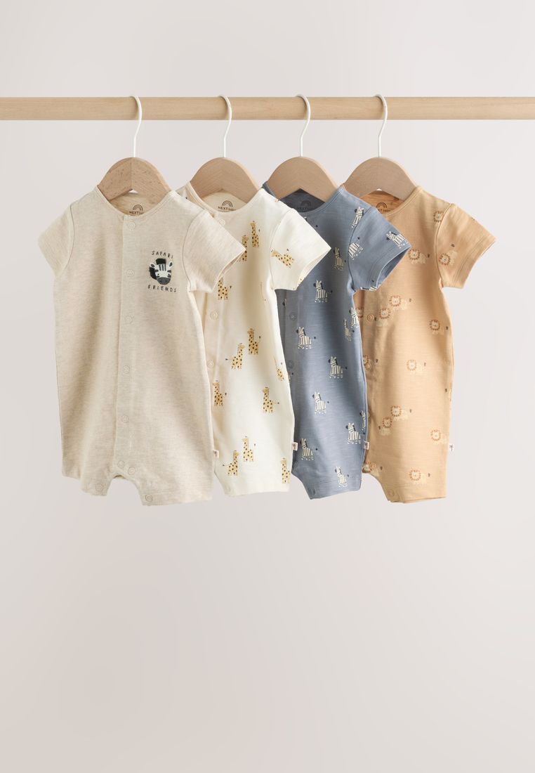 NEXT Jersey Baby Rompers 4 Pack