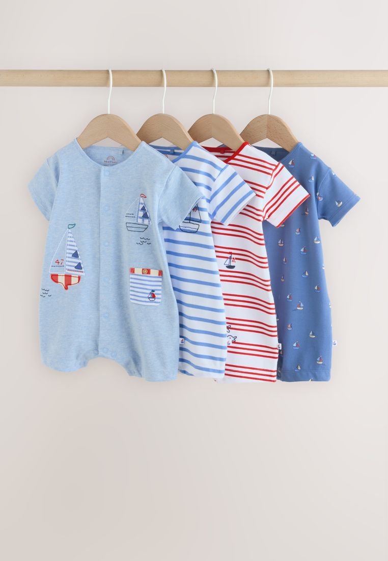 NEXT Jersey Baby Rompers 4 Pack
