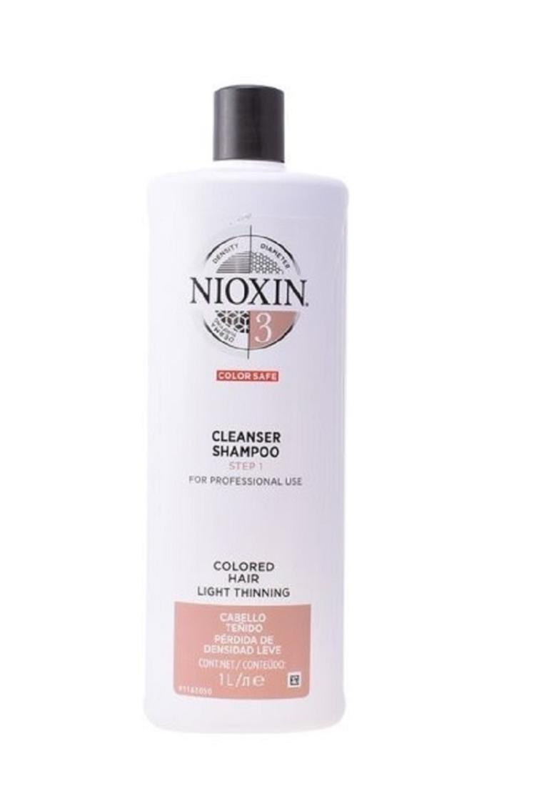 Nioxin Nioxin Derma Purifying System 3 Cleanser Shampoo 1000ml (For Colored Hair with Light Thinning