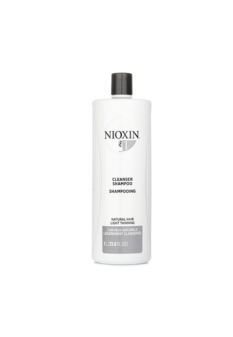 Nioxin NIOXIN - Derma Purifying System 1 Cleanser Shampoo (Natural Hair, Light Thinning) 1000ml/33.8