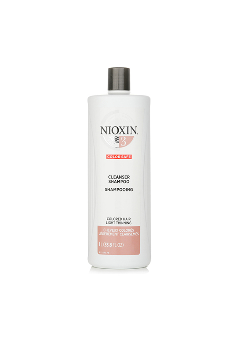 Nioxin NIOXIN - Derma Purifying System 3 Cleanser Shampoo (Colored Hair, Light Thinning, Color Safe)