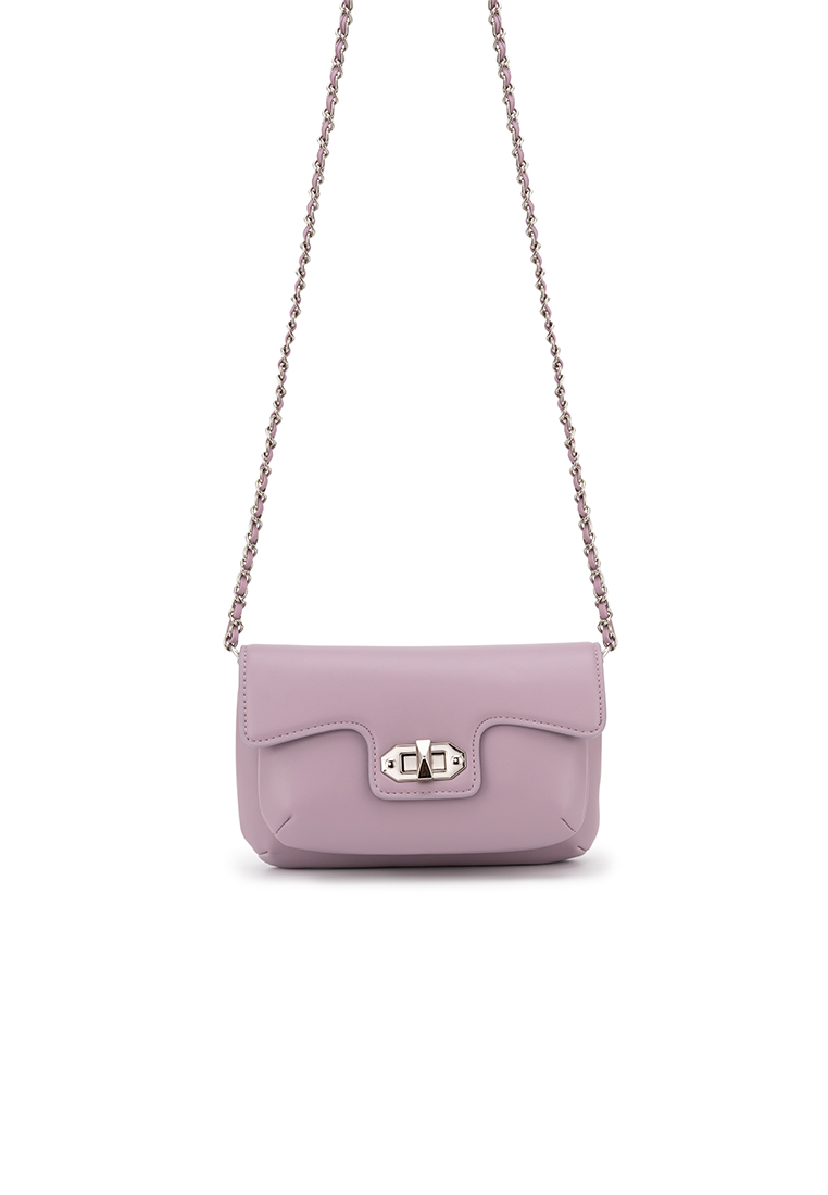 nose BUCKLED LOCK CROSSBODY BAG