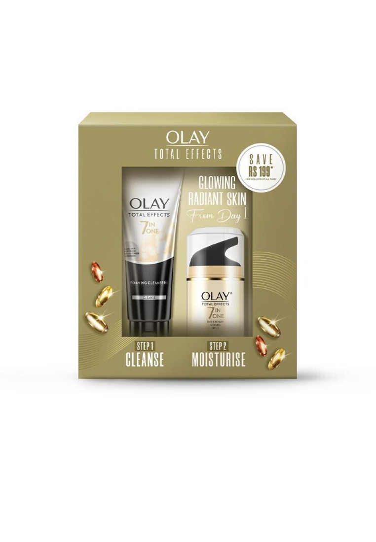 Olay Olay - Total Effects 7 in One Day Cream SPF15 50g + Foam Cleanser 100g Set