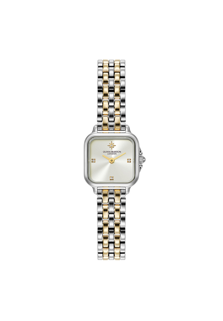 Olivia Burton MINI GROSVENOR LE Women's Watch STAINLESS STEEL Strap - Ivory Dial 24000365
