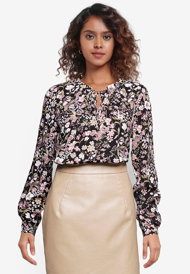 Long Sleeves String Printed Top 2022 