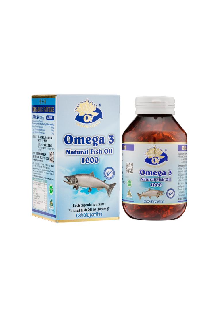 Organic Nature Organic Nature Omega-3 fish oil 100capsule(s)