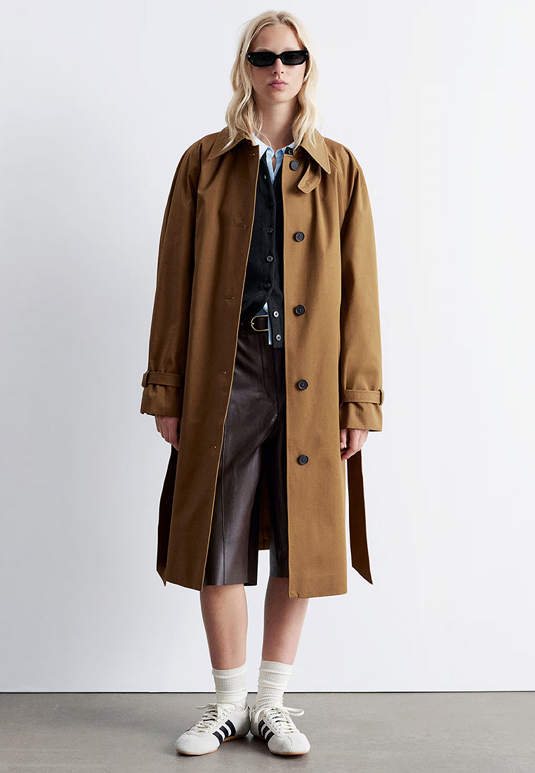 & Other Stories Belted Car Coat