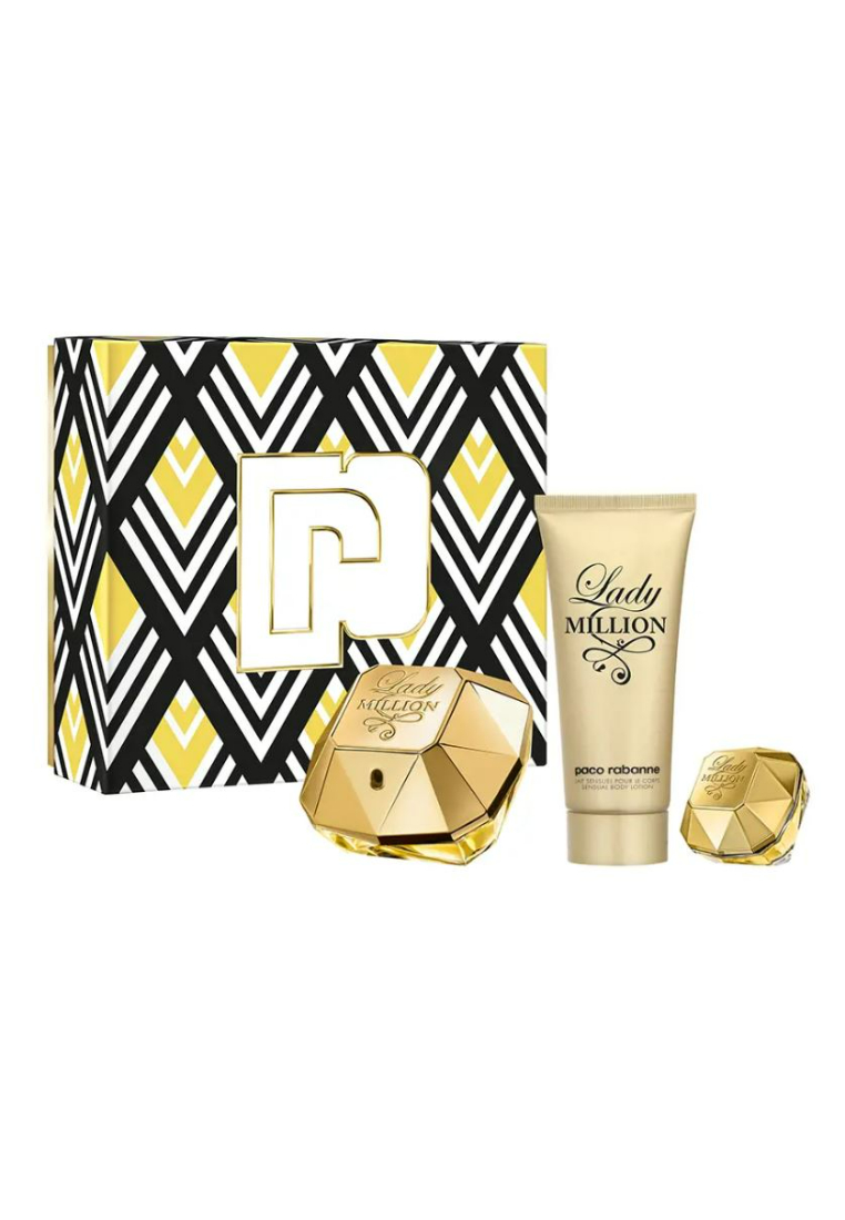 Paco Rabanne Paco Rabanne Lady Million EDP 3Pc Gift Set