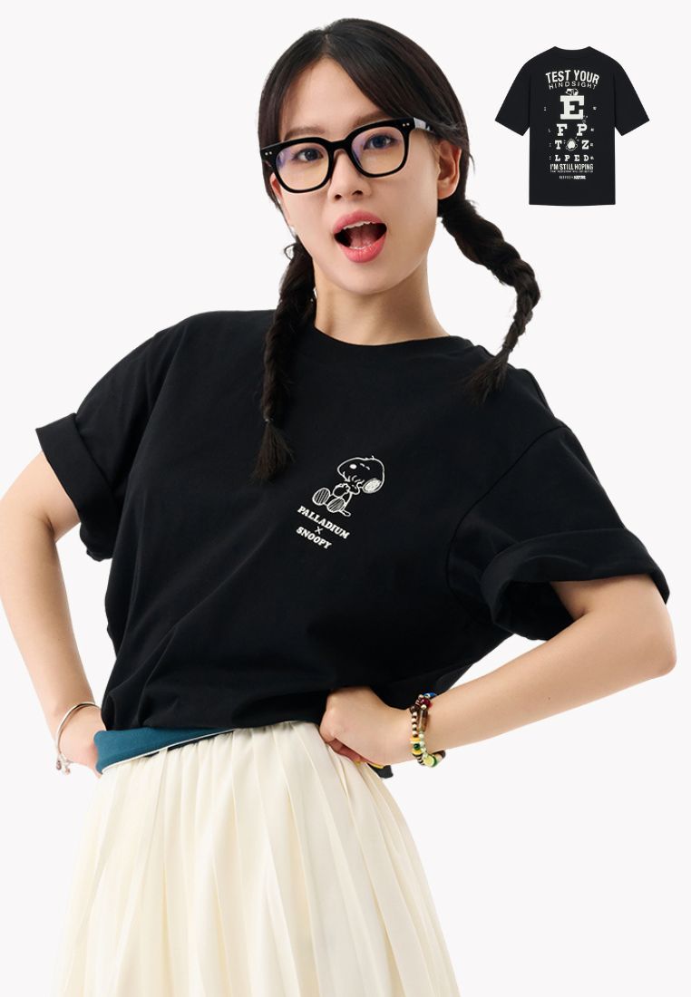 Palladium PALLADIUM x SNOOPY LOGO LOOSE FIT COTTON T-SHIRT