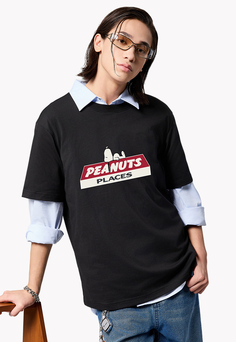 Palladium PALLADIUM x SNOOPY LOGO LOOSE FIT COTTON T-SHIRT