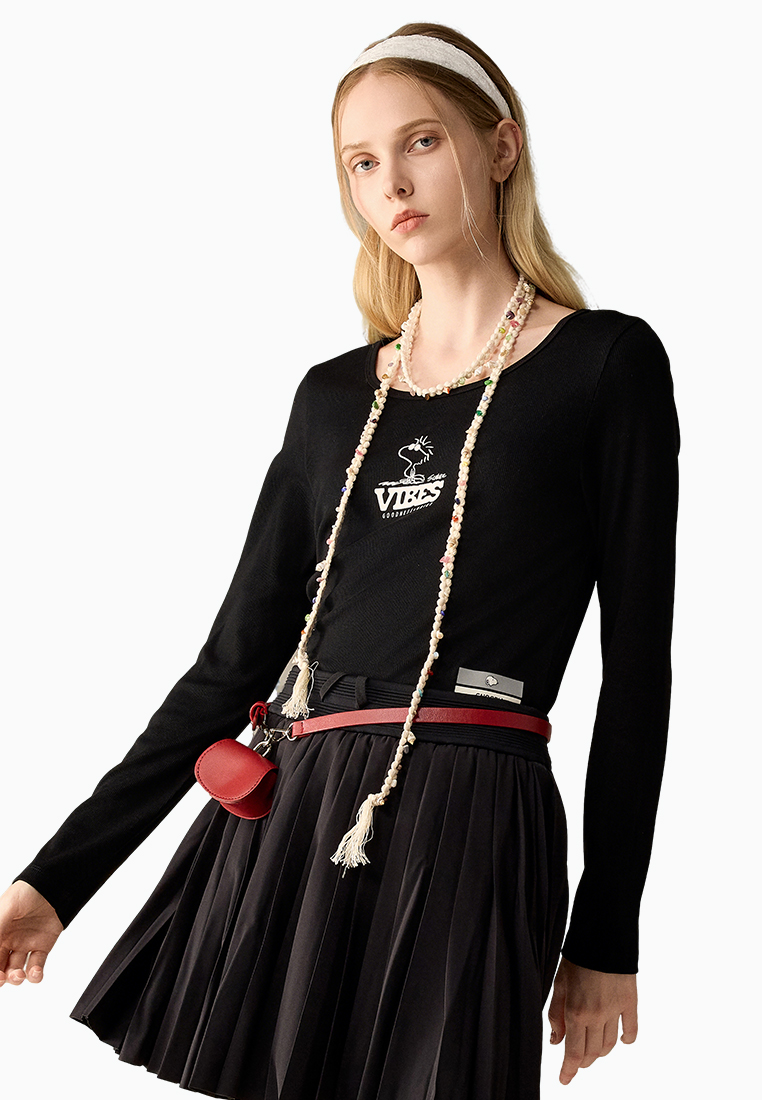 Palladium PALLADIUM x SNOOPY WOMEN'S LOGO SLIM-FIT T-SHIRT