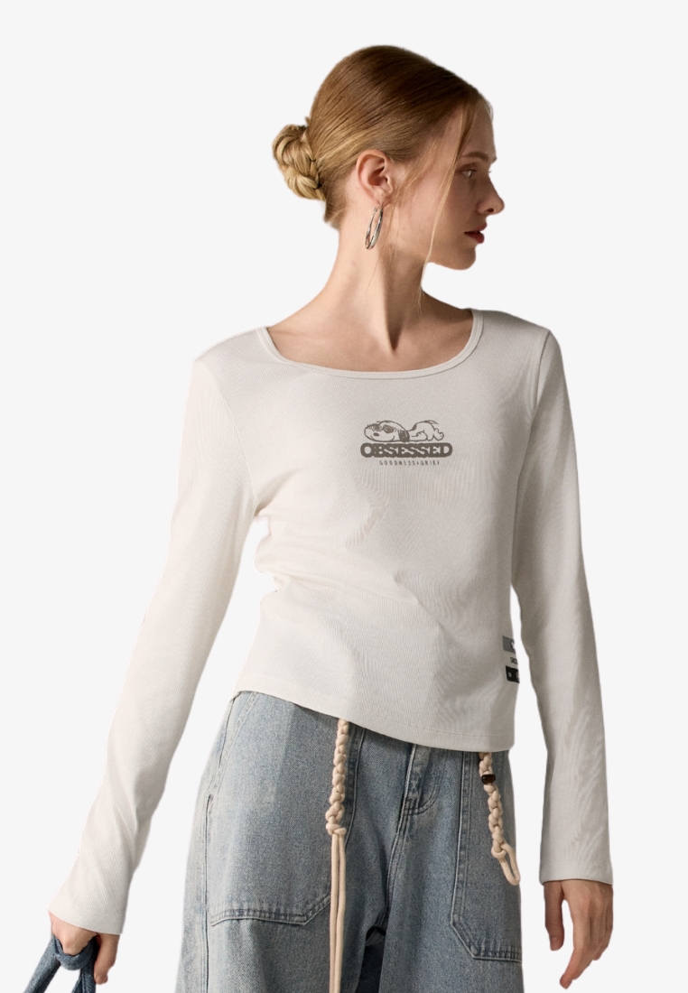 Palladium PALLADIUM x SNOOPY WOMEN'S LOGO SLIM-FIT T-SHIRT