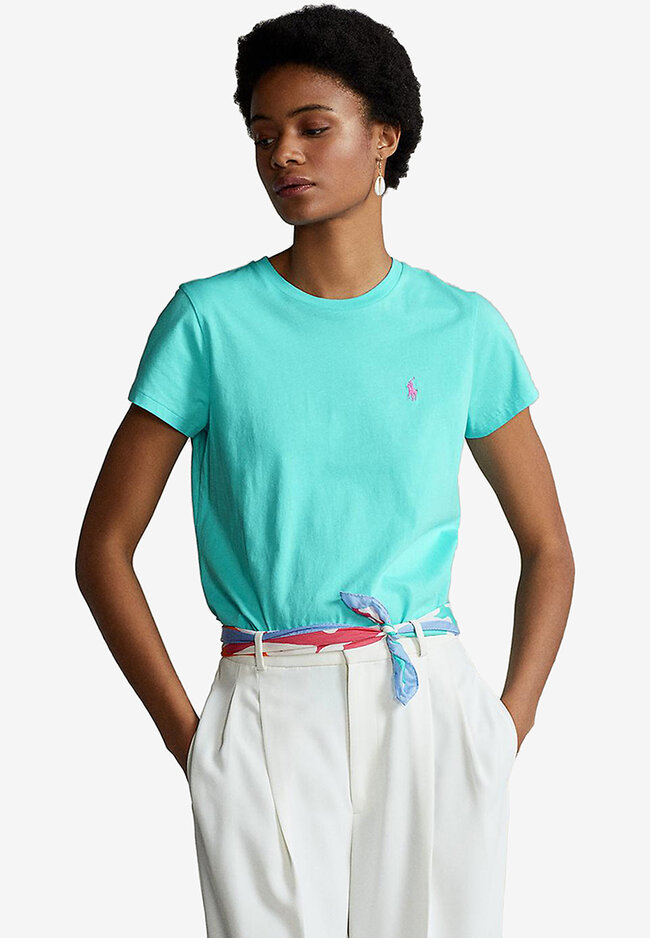 polo ralph lauren women's white v neck t shirt
