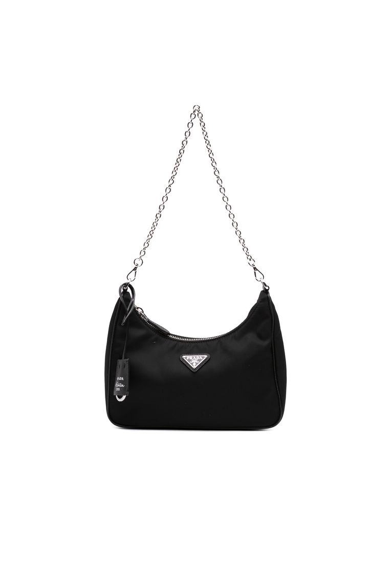 Prada Pre-Loved Prada Saffiano Trimmed Re Nylon Re Edition 2005 Satchel
