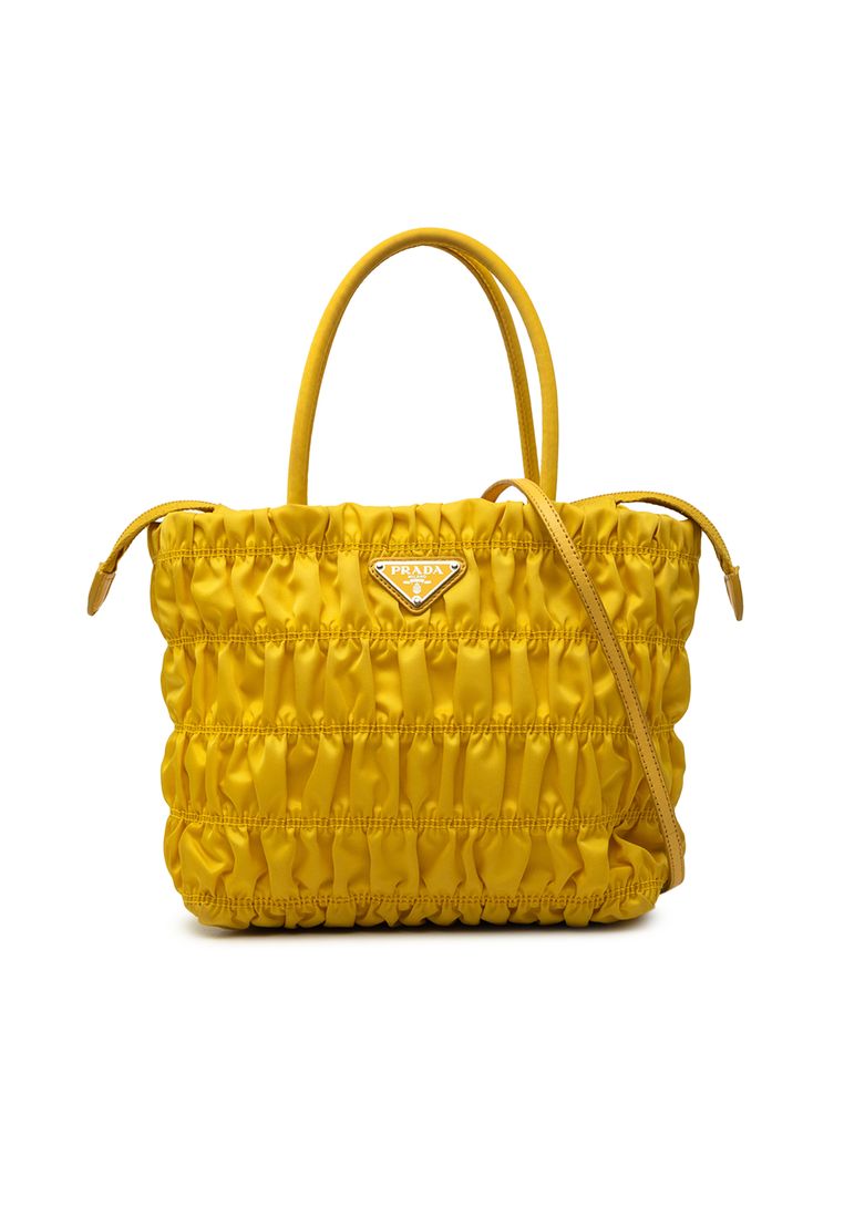 Prada Pre-Loved Prada Tessuto Gaufre Satchel