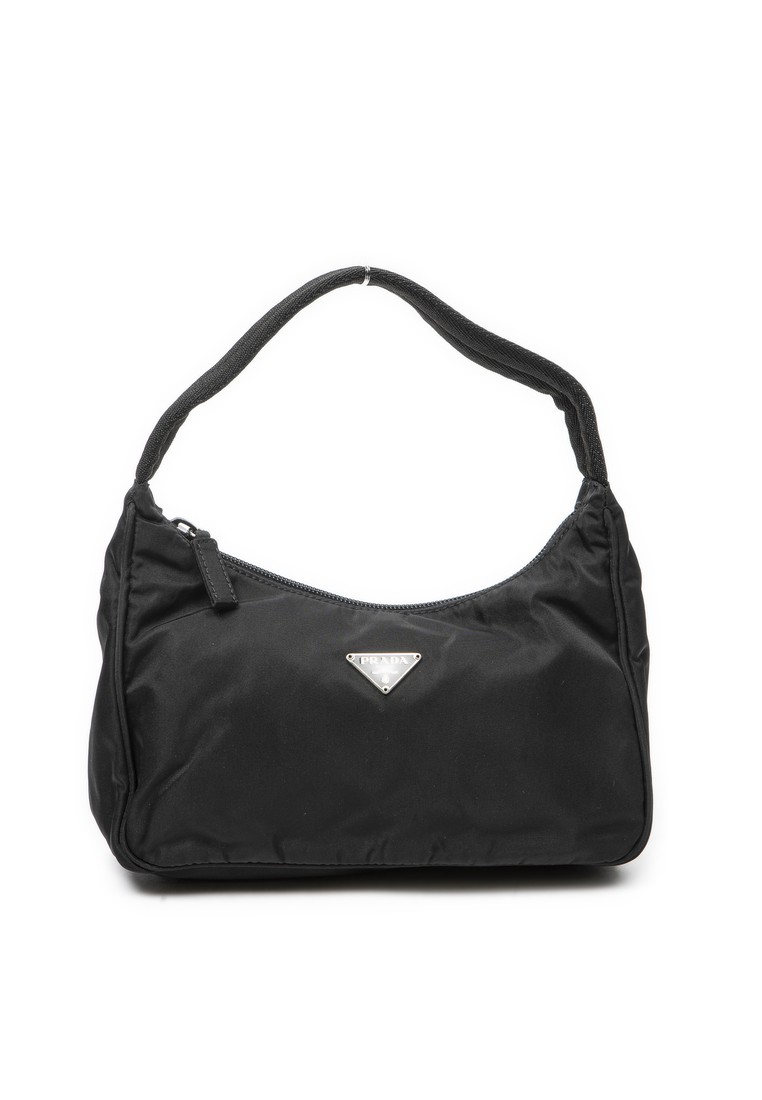 PRADA Pre-Loved Mini Zip Hobo