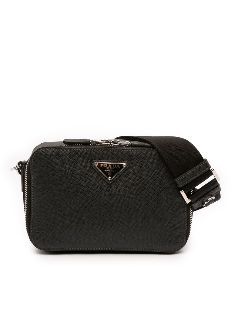 Prada Pre-Loved Prada Saffiano Brique Crossbody