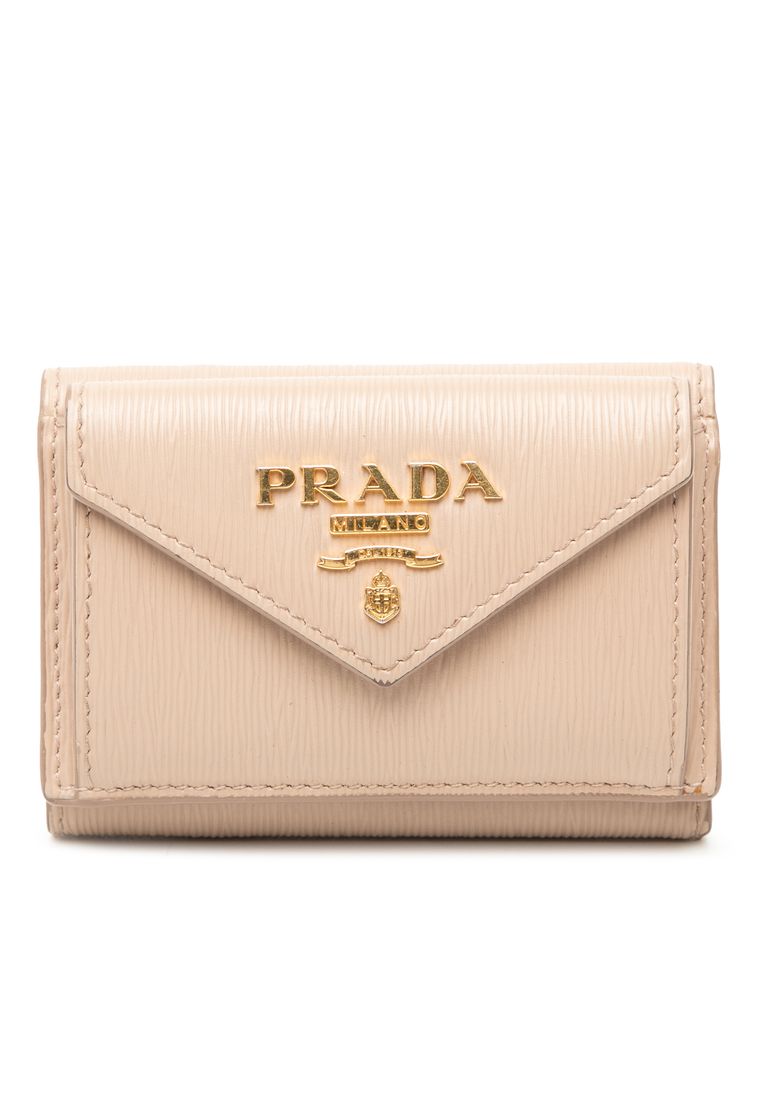 Prada Pre-Loved Prada Vitello Move Trifold Wallet