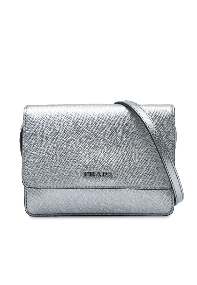 Prada Pre-Loved Prada Saffiano Wallet On Strap