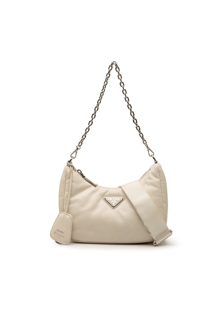 Prada Pre-Loved Prada Nappa Soft Padded Re Edition 2005 Satchel