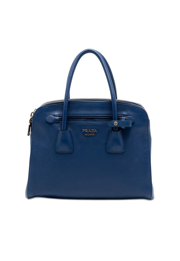 Prada Pre-Loved Prada Saffiano Cuir Double Zip Top Handle Bag