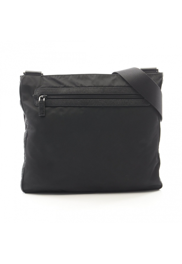 Prada Pre-Loved Prada Shoulder bag Nylon Saffiano leather black