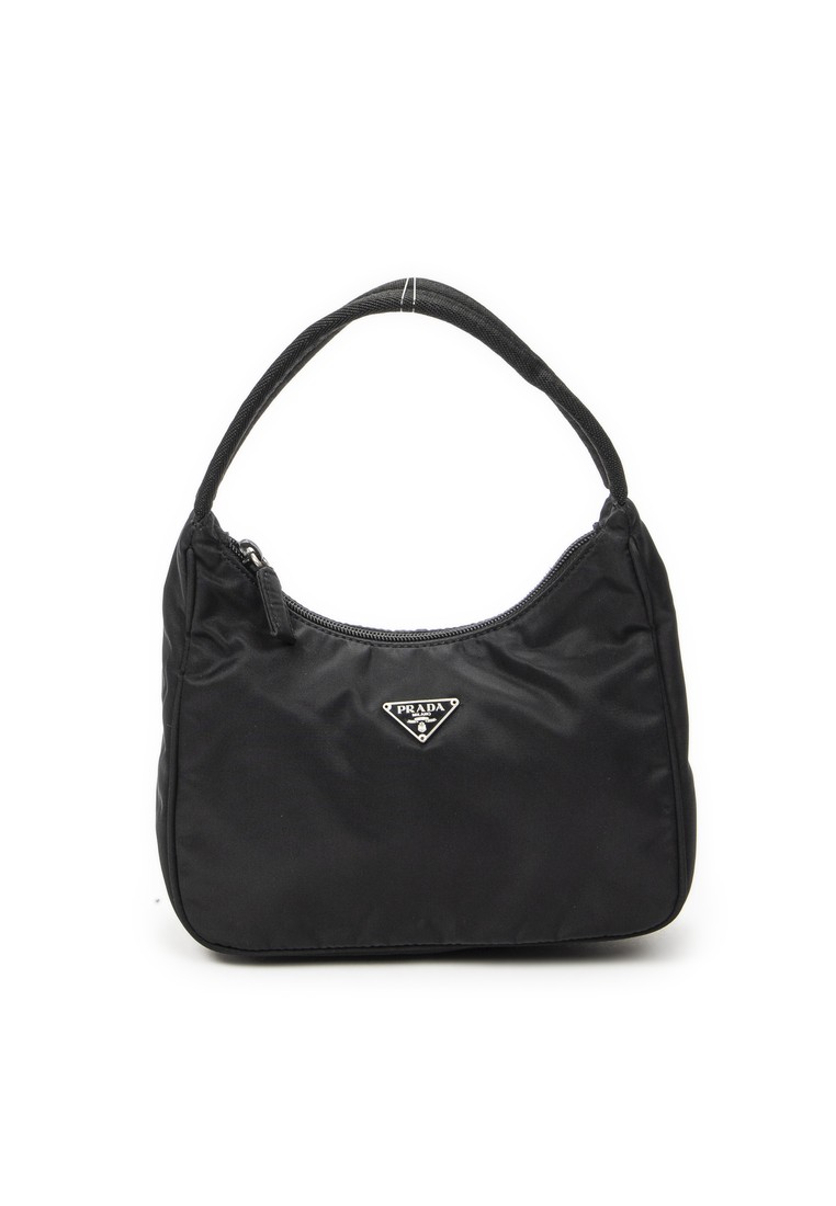 PRADA Pre-Loved Vintage Mini Zip Hobo